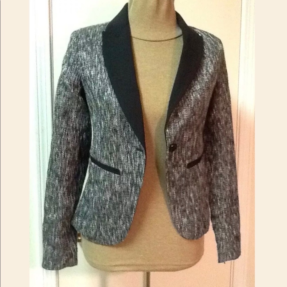 Mossimo - Black/Gray/White/Silver Jacket - Size 2